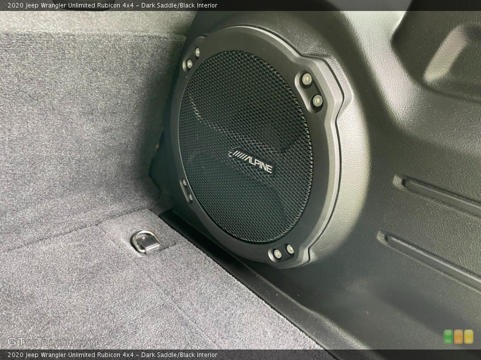 Dark Saddle/Black Interior Audio System for the 2020 Jeep Wrangler Unlimited Rubicon 4x4 #142417591