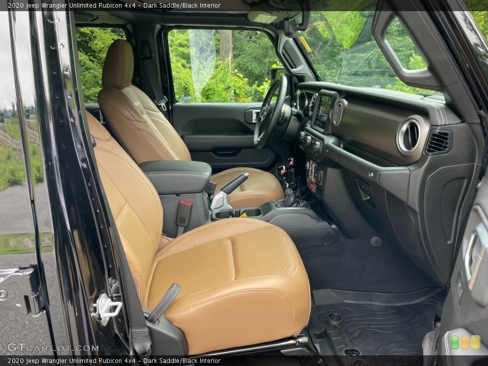 Dark Saddle/Black Interior Front Seat for the 2020 Jeep Wrangler Unlimited Rubicon 4x4 #142417633