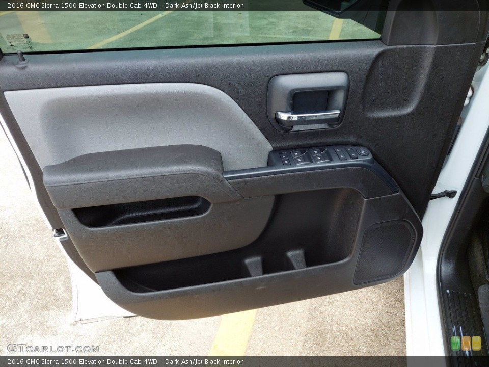 Dark Ash/Jet Black Interior Door Panel for the 2016 GMC Sierra 1500 Elevation Double Cab 4WD #142418407