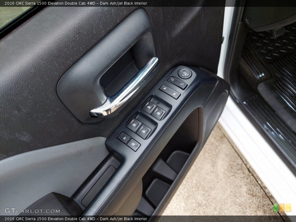 Dark Ash/Jet Black Interior Door Panel for the 2016 GMC Sierra 1500 Elevation Double Cab 4WD #142418434
