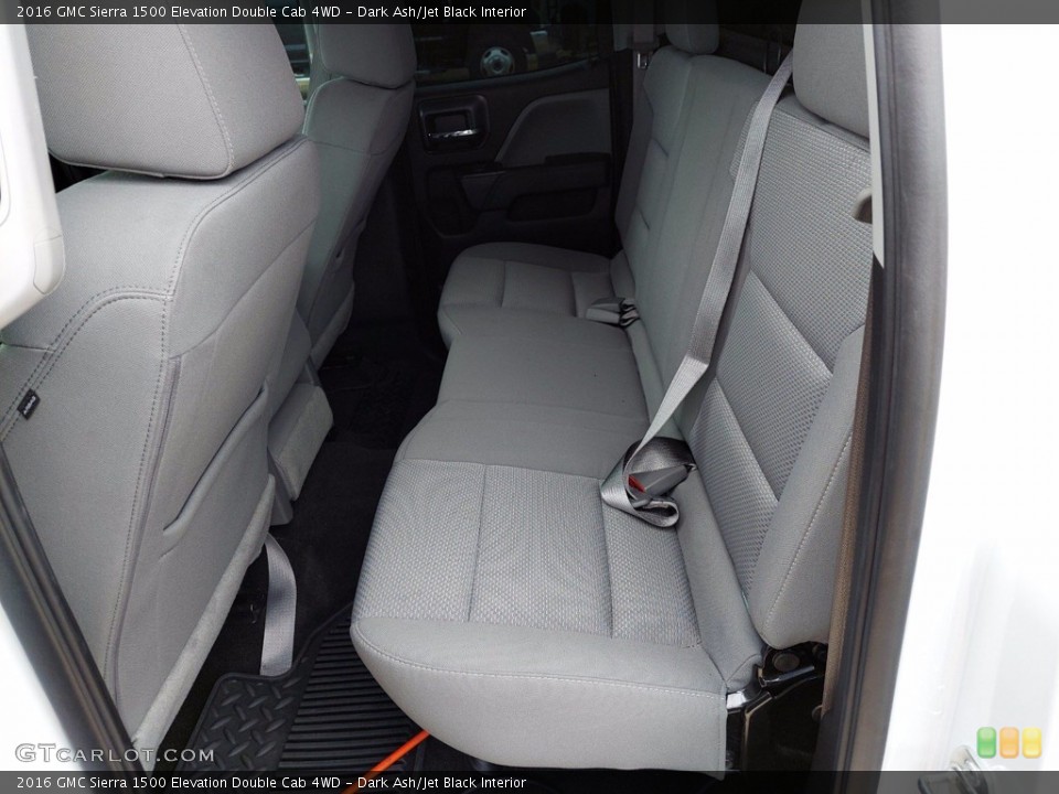 Dark Ash/Jet Black Interior Rear Seat for the 2016 GMC Sierra 1500 Elevation Double Cab 4WD #142418704