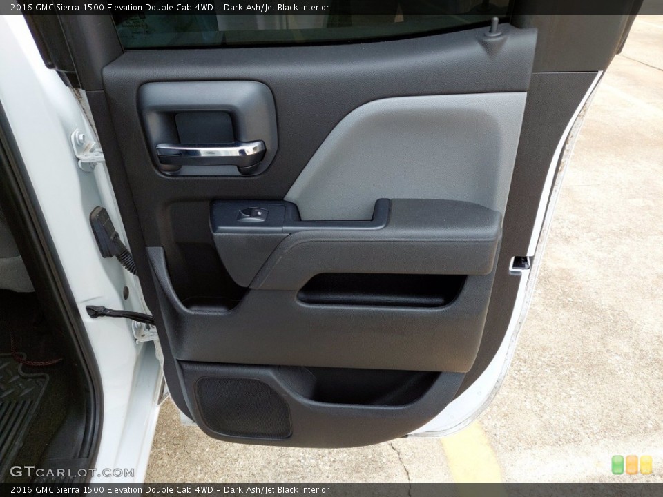 Dark Ash/Jet Black Interior Door Panel for the 2016 GMC Sierra 1500 Elevation Double Cab 4WD #142418731