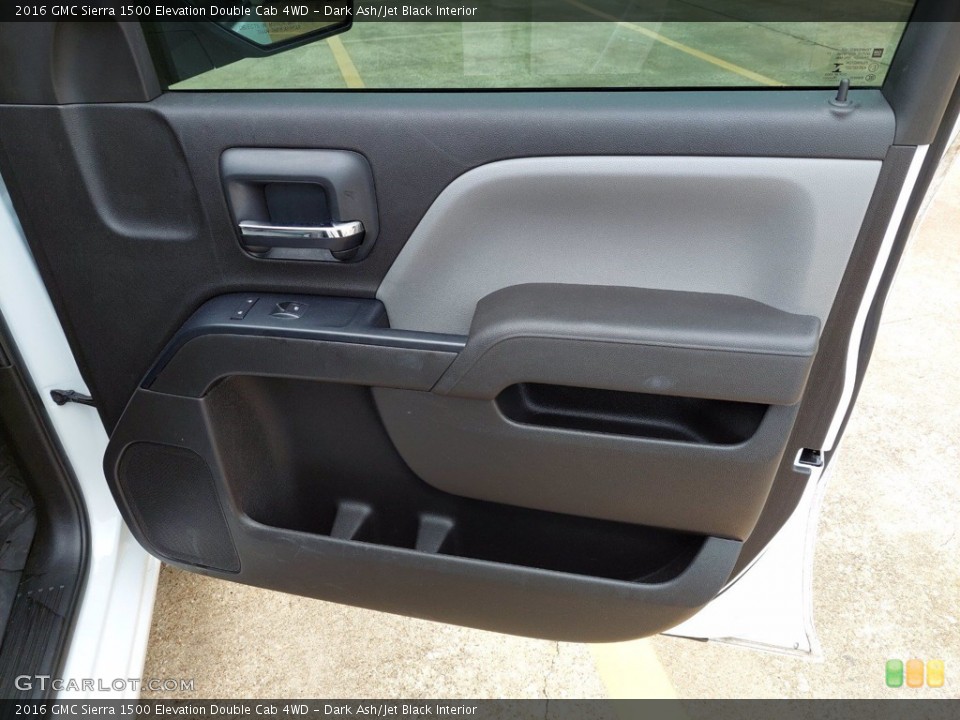 Dark Ash/Jet Black Interior Door Panel for the 2016 GMC Sierra 1500 Elevation Double Cab 4WD #142418779