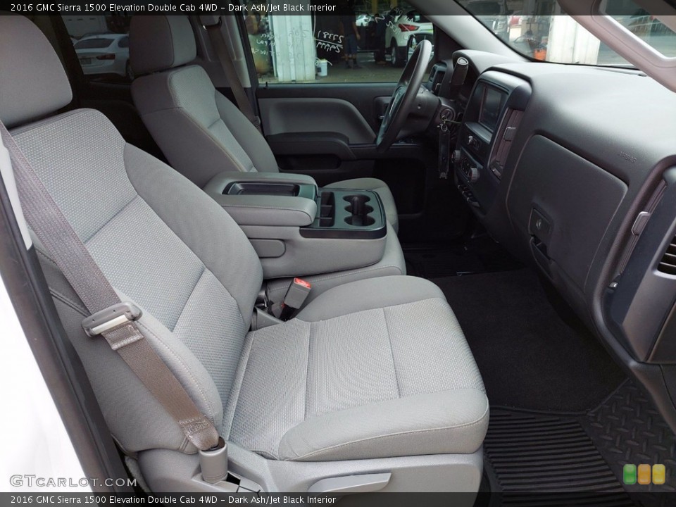Dark Ash/Jet Black Interior Front Seat for the 2016 GMC Sierra 1500 Elevation Double Cab 4WD #142418809