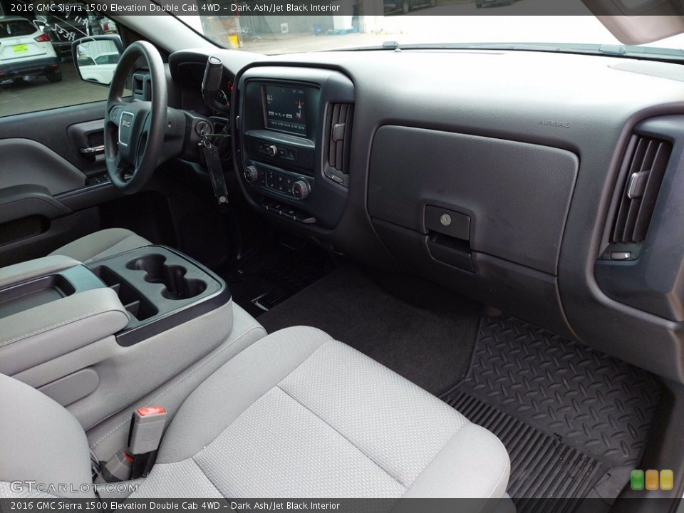 Dark Ash/Jet Black Interior Dashboard for the 2016 GMC Sierra 1500 Elevation Double Cab 4WD #142418836