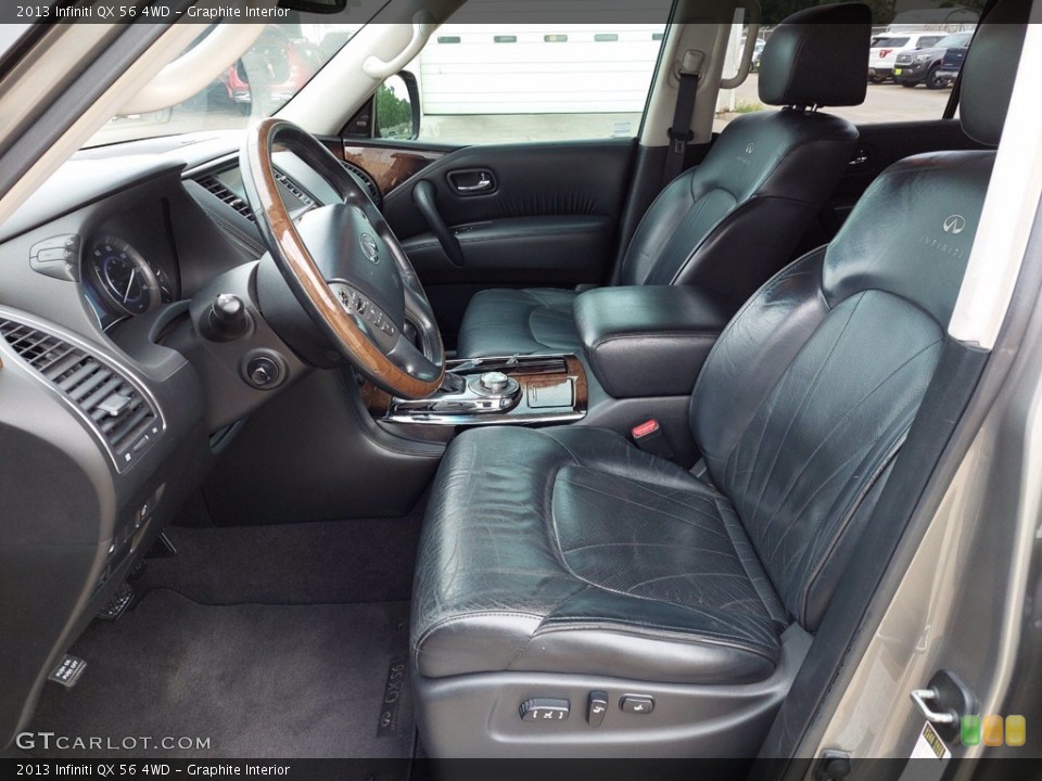 Graphite Interior Front Seat for the 2013 Infiniti QX 56 4WD #142419133