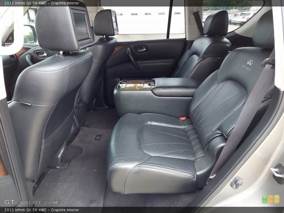 Graphite Interior Rear Seat for the 2013 Infiniti QX 56 4WD #142419202