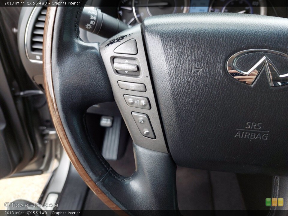 Graphite Interior Steering Wheel for the 2013 Infiniti QX 56 4WD #142419310