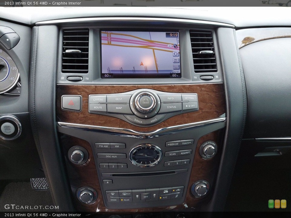 Graphite Interior Controls for the 2013 Infiniti QX 56 4WD #142419388