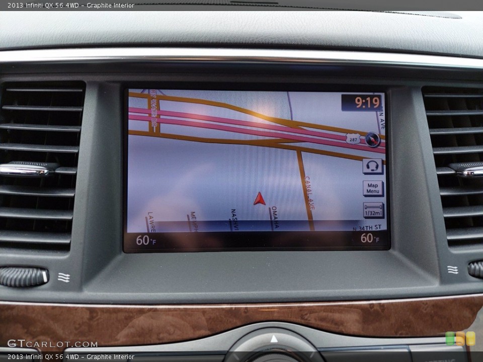 Graphite Interior Navigation for the 2013 Infiniti QX 56 4WD #142419448