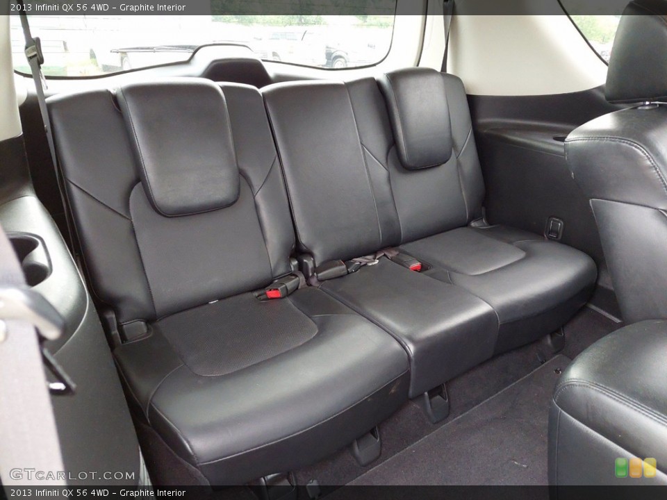 Graphite Interior Rear Seat for the 2013 Infiniti QX 56 4WD #142419619