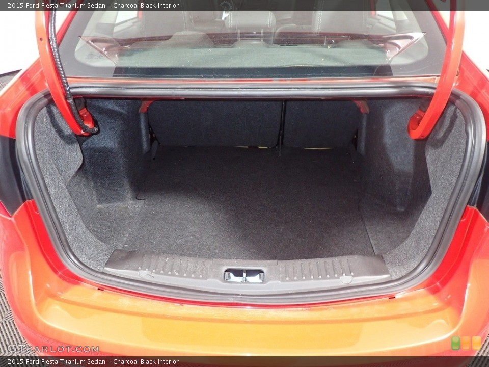 Charcoal Black Interior Trunk for the 2015 Ford Fiesta Titanium Sedan #142420123