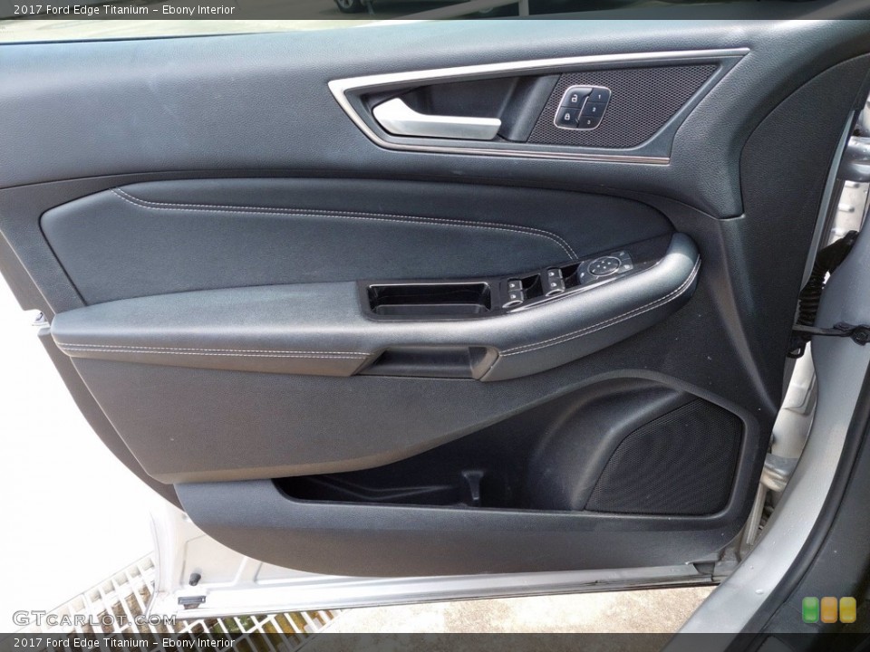Ebony Interior Door Panel for the 2017 Ford Edge Titanium #142420654