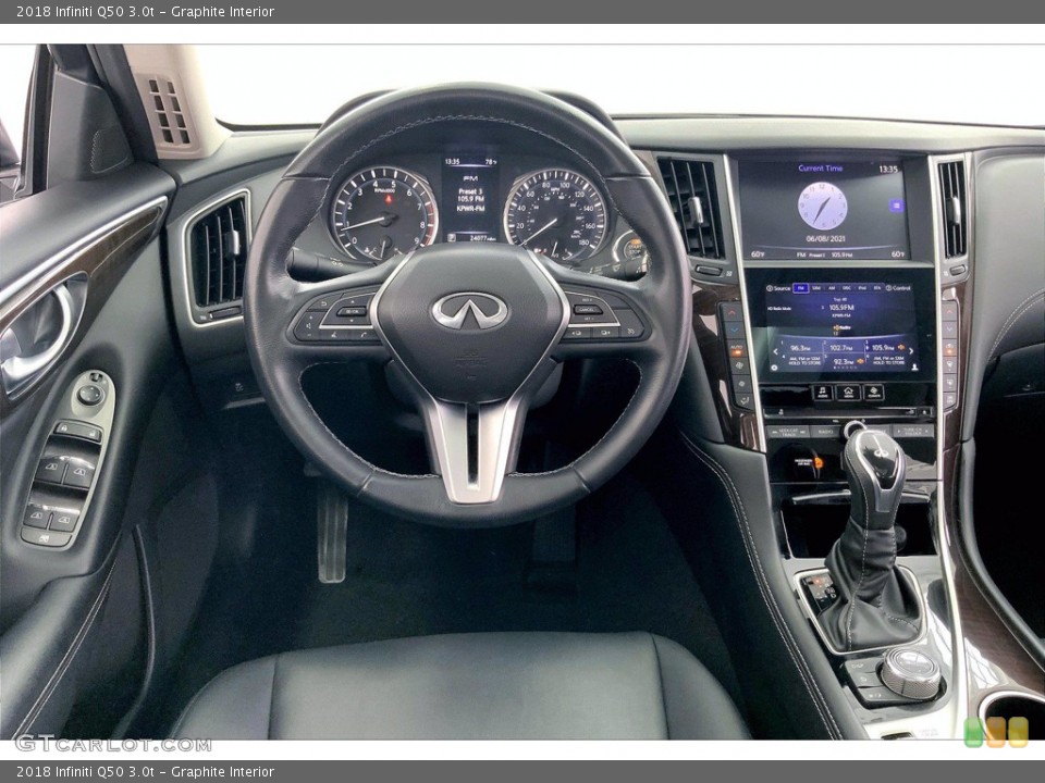 Graphite Interior Dashboard for the 2018 Infiniti Q50 3.0t #142421896