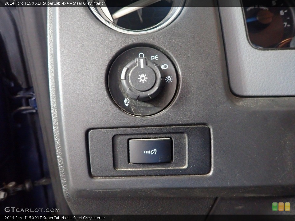Steel Grey Interior Controls for the 2014 Ford F150 XLT SuperCab 4x4 #142422166