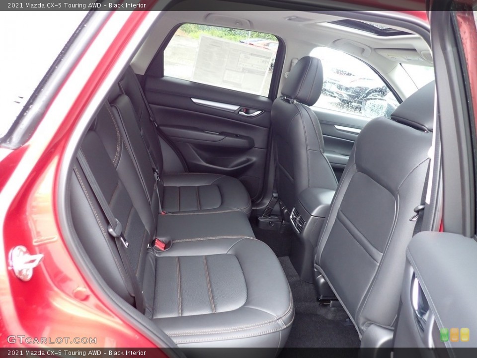 Black Interior Rear Seat for the 2021 Mazda CX-5 Touring AWD #142423114