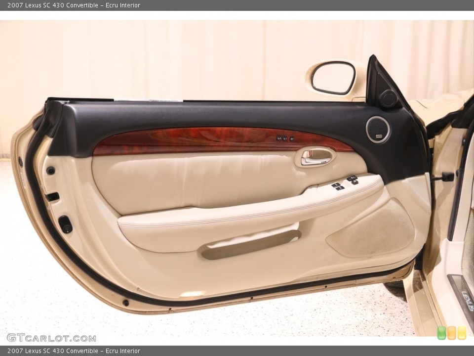 Ecru Interior Door Panel for the 2007 Lexus SC 430 Convertible #142423333
