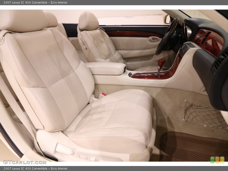 Ecru Interior Front Seat for the 2007 Lexus SC 430 Convertible #142423546