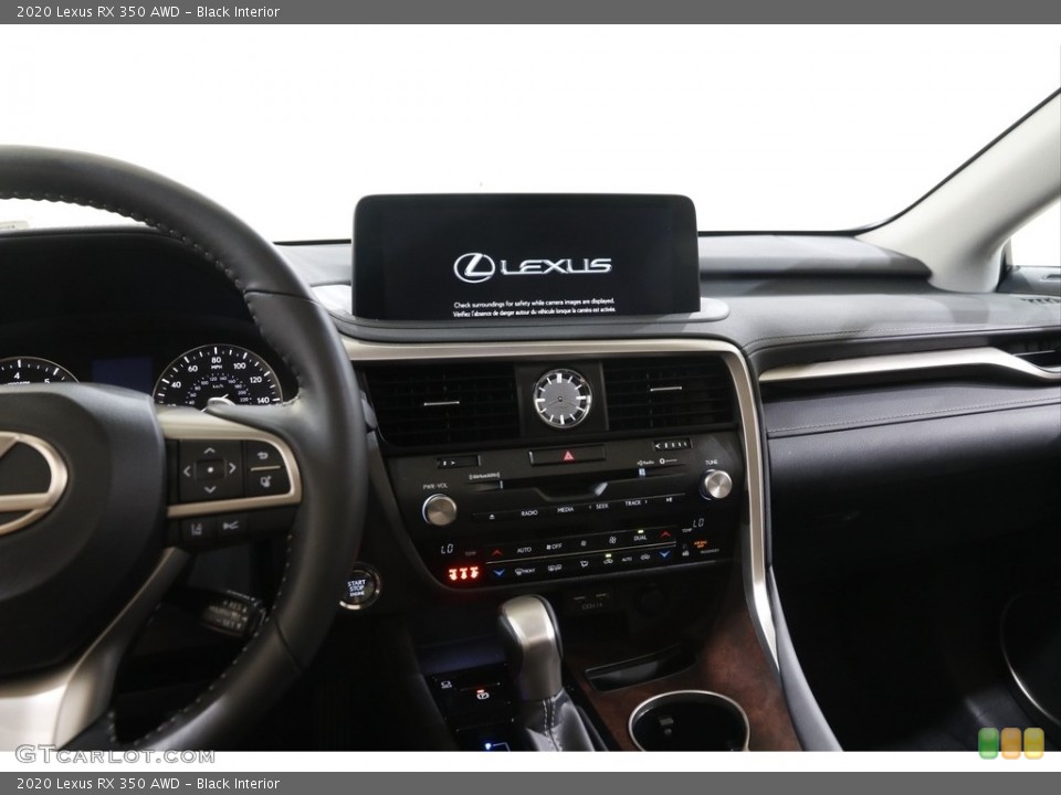Black Interior Controls for the 2020 Lexus RX 350 AWD #142424791