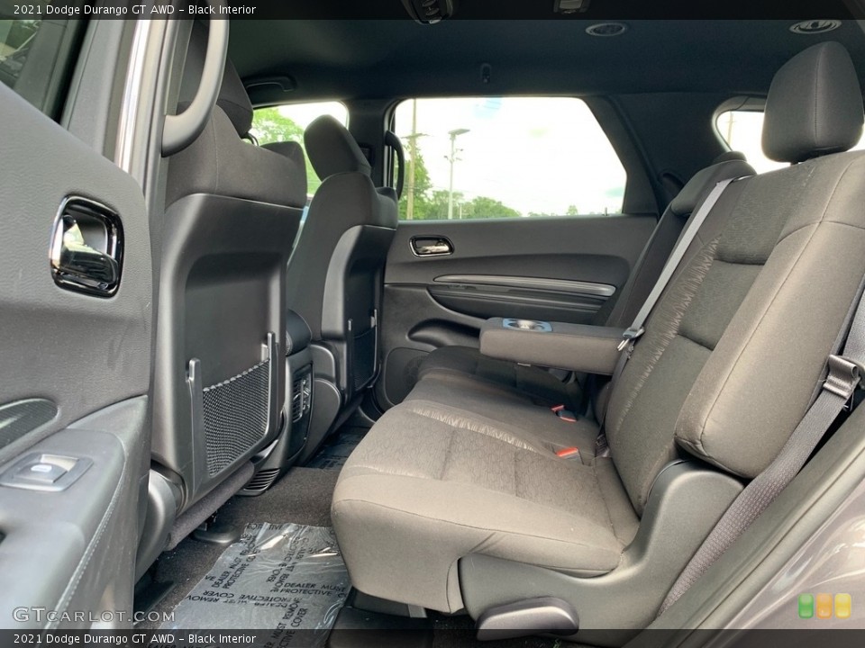 Black Interior Rear Seat for the 2021 Dodge Durango GT AWD #142425412