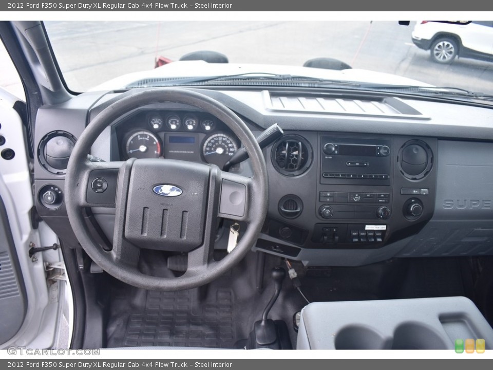 Steel Interior Dashboard for the 2012 Ford F350 Super Duty XL Regular Cab 4x4 Plow Truck #142425466