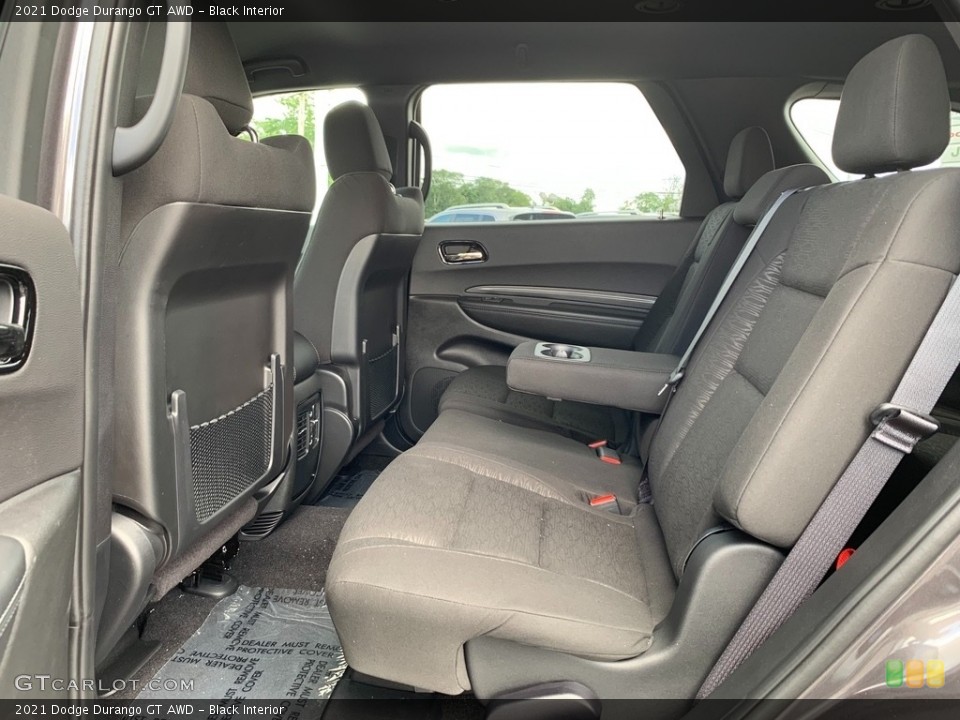 Black Interior Rear Seat for the 2021 Dodge Durango GT AWD #142426456