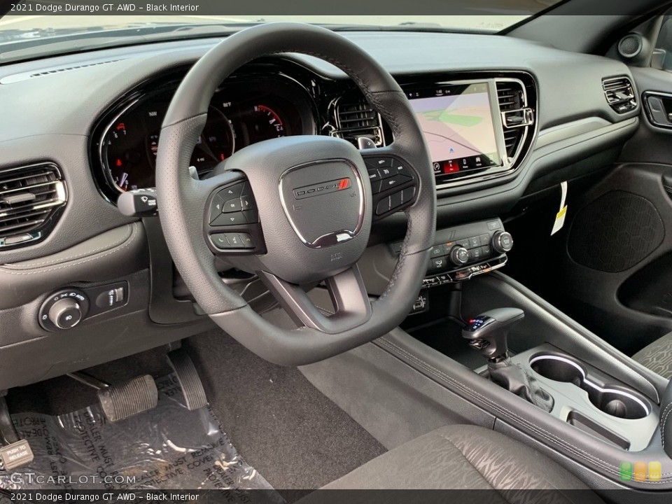 Black Interior Dashboard for the 2021 Dodge Durango GT AWD #142426558
