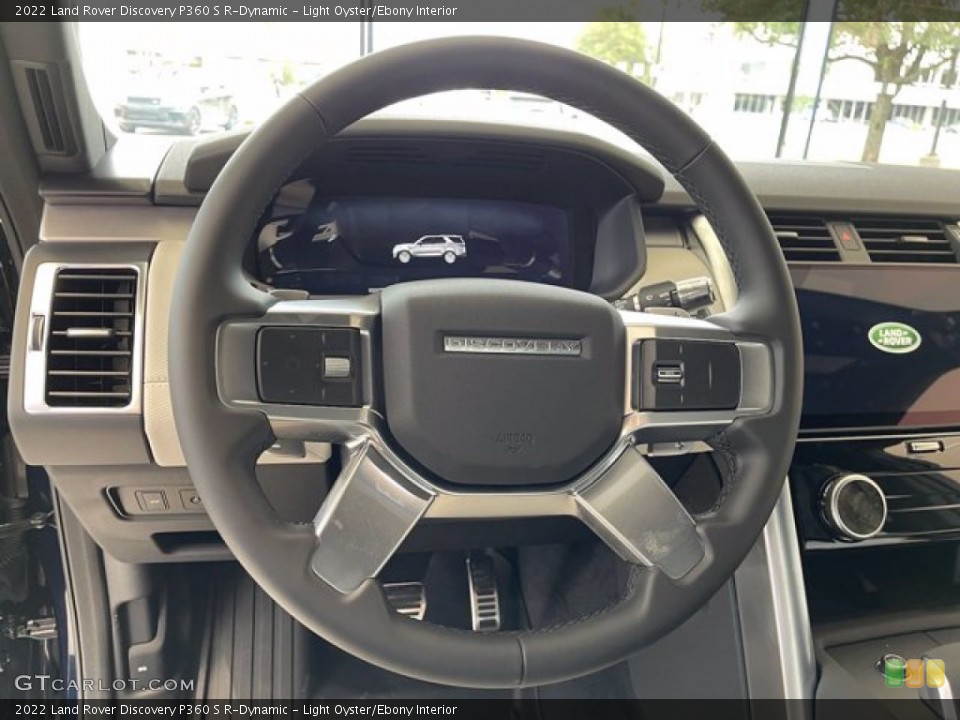 Light Oyster/Ebony Interior Steering Wheel for the 2022 Land Rover Discovery P360 S R-Dynamic #142427821