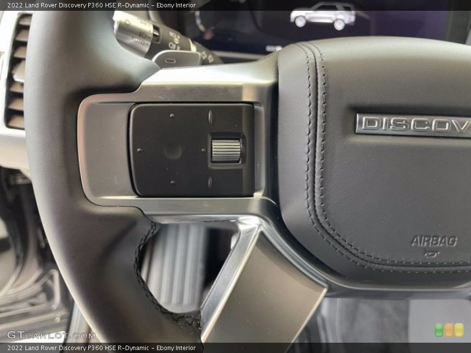 Ebony Interior Steering Wheel for the 2022 Land Rover Discovery P360 HSE R-Dynamic #142428478