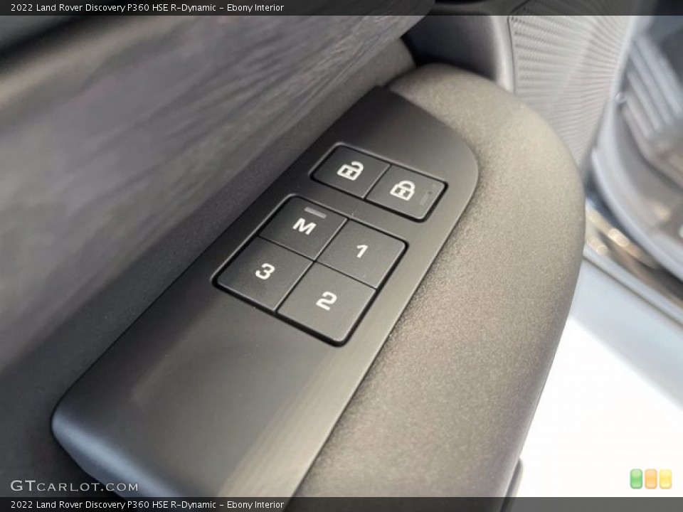 Ebony Interior Controls for the 2022 Land Rover Discovery P360 HSE R-Dynamic #142428565