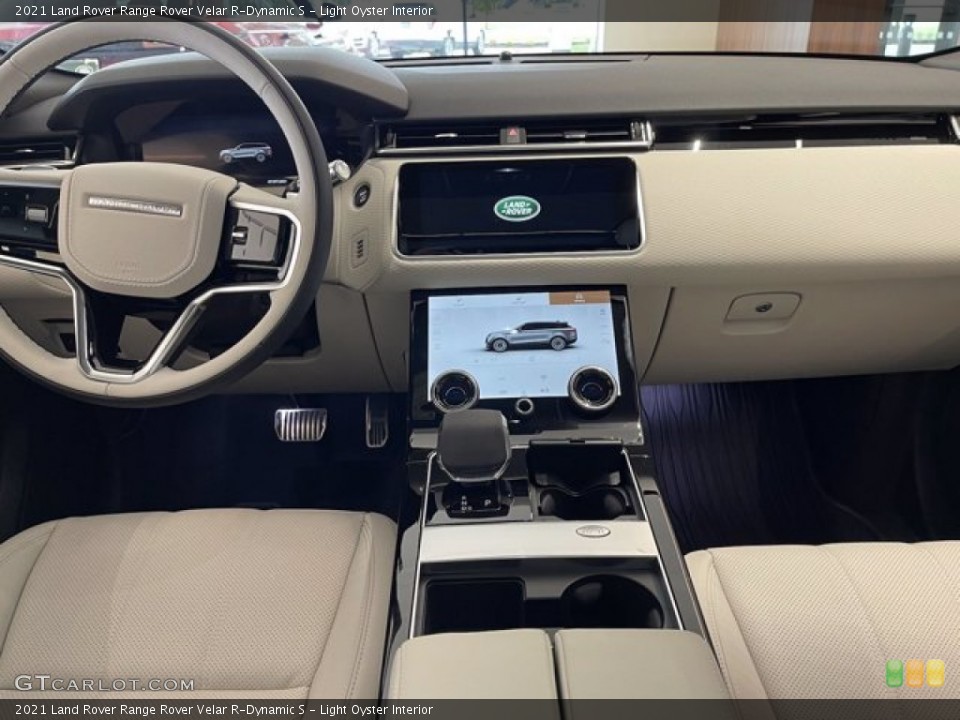 Light Oyster Interior Dashboard for the 2021 Land Rover Range Rover Velar R-Dynamic S #142428799