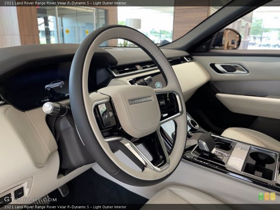 Light Oyster Interior Steering Wheel for the 2021 Land Rover Range Rover Velar R-Dynamic S #142429123