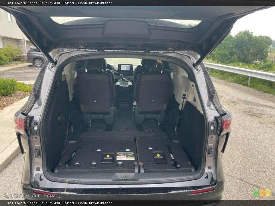 Noble Brown Interior Trunk for the 2021 Toyota Sienna Platinum AWD Hybrid #142429339