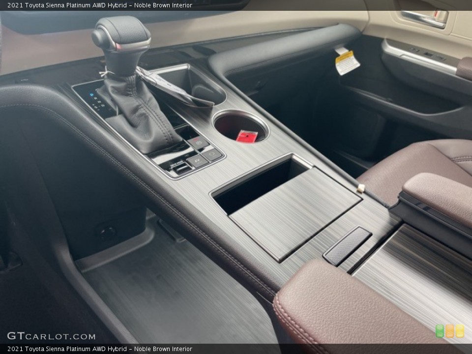 Noble Brown Interior Transmission for the 2021 Toyota Sienna Platinum AWD Hybrid #142429423