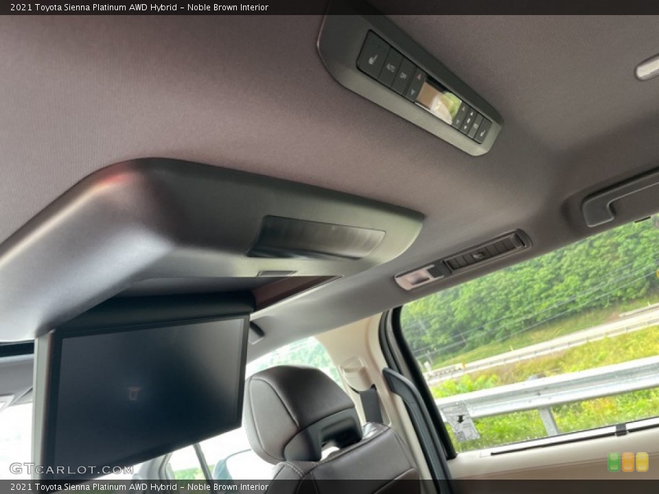 Noble Brown Interior Entertainment System for the 2021 Toyota Sienna Platinum AWD Hybrid #142429735