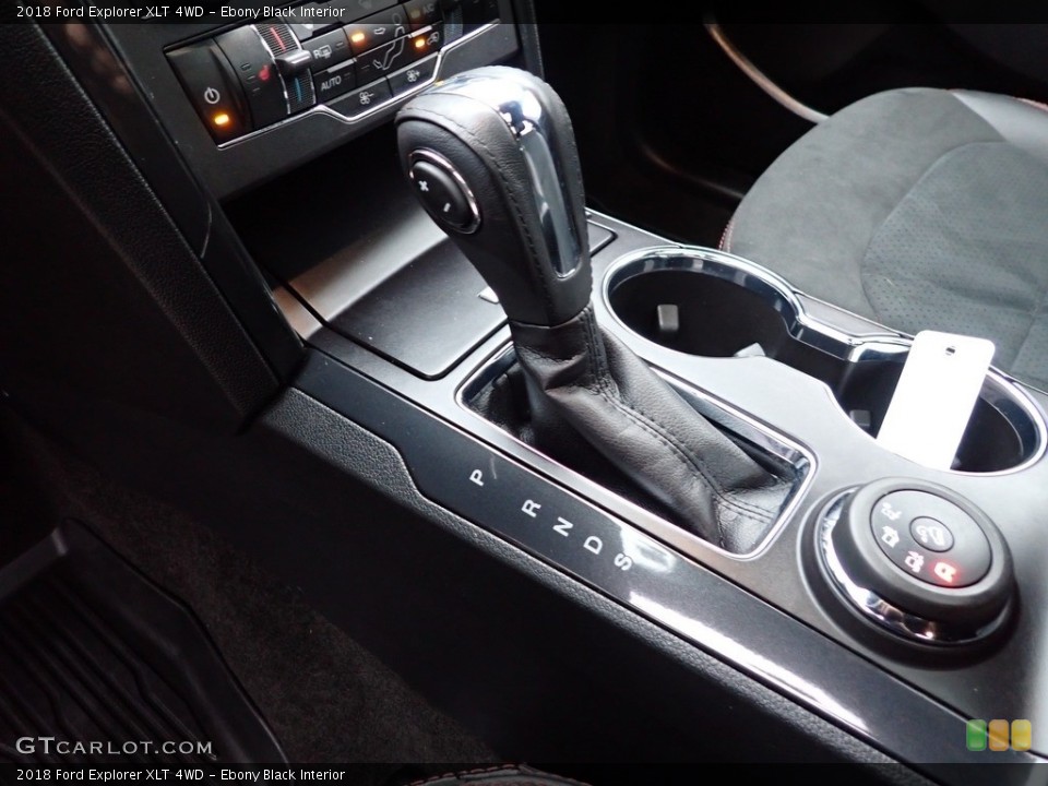 Ebony Black Interior Transmission for the 2018 Ford Explorer XLT 4WD #142430125