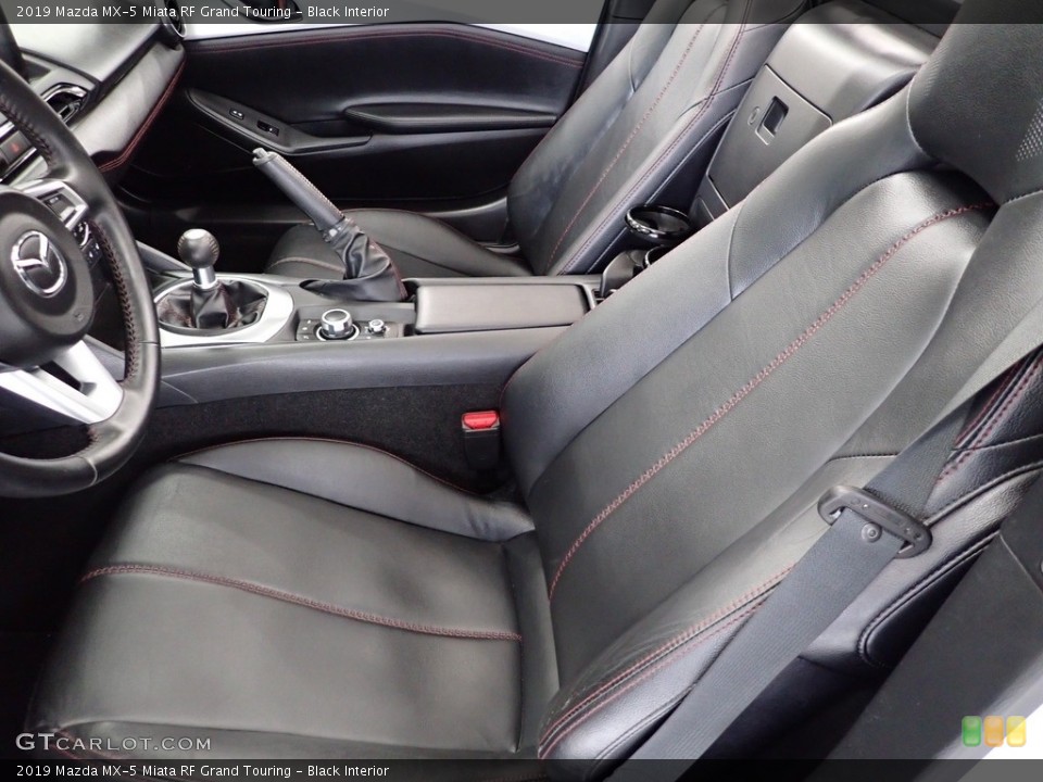 Black Interior Front Seat for the 2019 Mazda MX-5 Miata RF Grand Touring #142431964