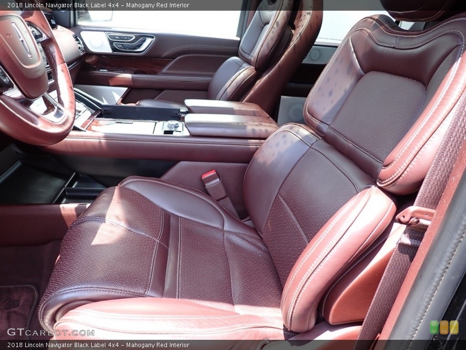 Mahogany Red 2018 Lincoln Navigator Interiors