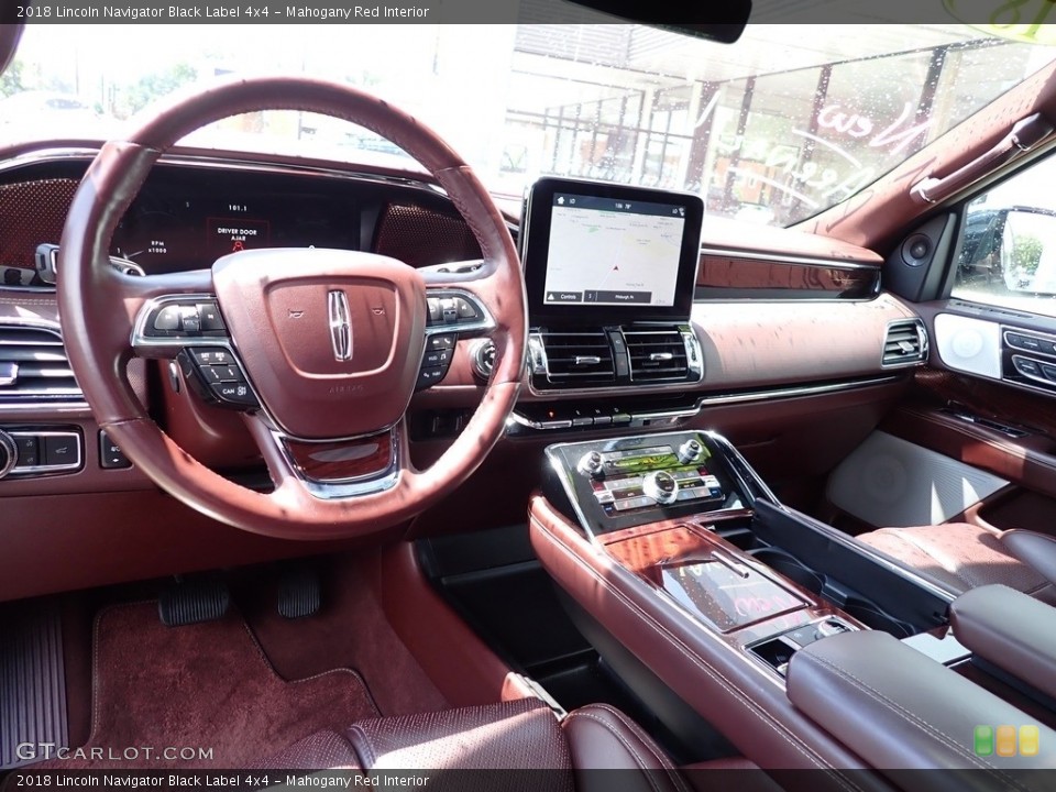 Mahogany Red Interior Photo for the 2018 Lincoln Navigator Black Label 4x4 #142433530