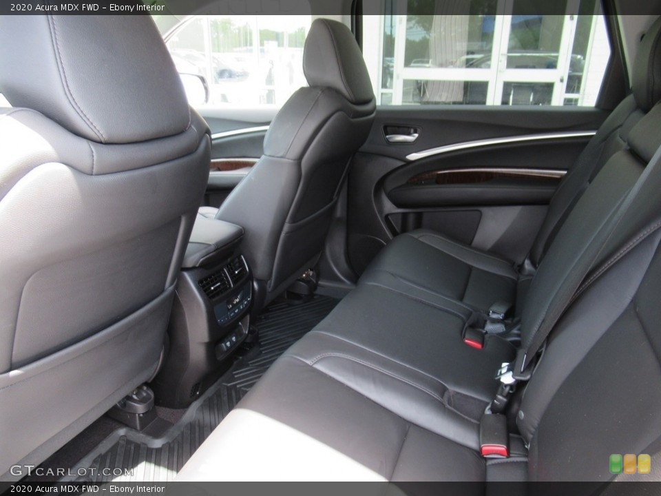 Ebony Interior Rear Seat for the 2020 Acura MDX FWD #142434727