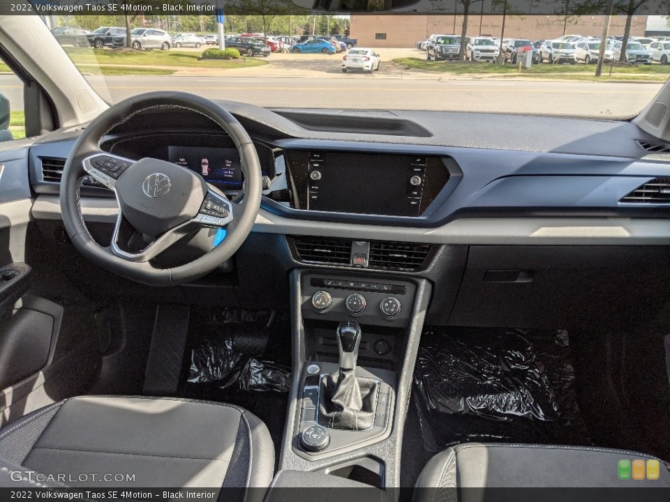 Black Interior Dashboard for the 2022 Volkswagen Taos SE 4Motion #142435706