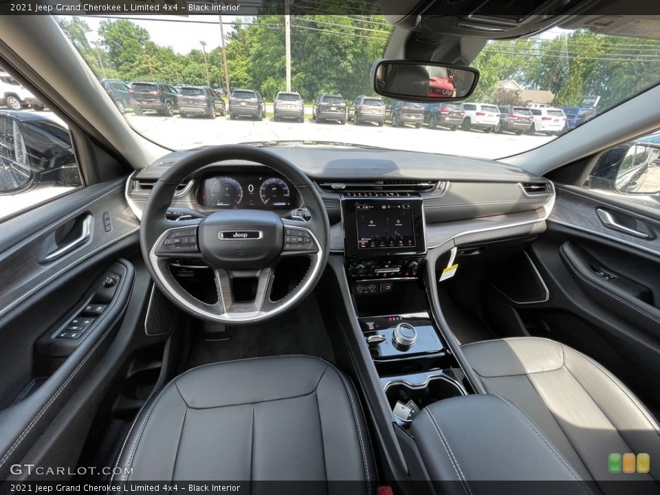 Black Interior Photo for the 2021 Jeep Grand Cherokee L Limited 4x4 #142435983