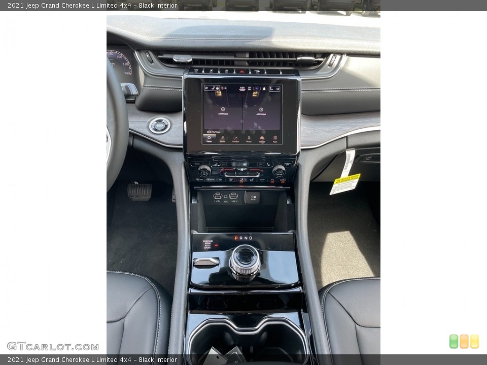 Black Interior Controls for the 2021 Jeep Grand Cherokee L Limited 4x4 #142436025