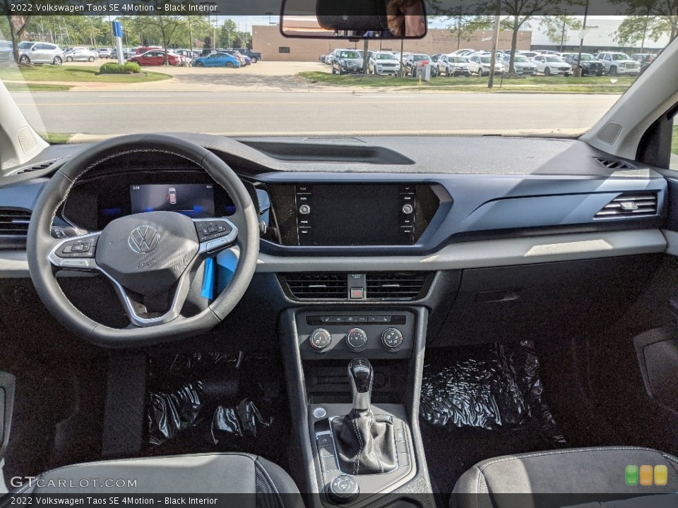 Black Interior Dashboard for the 2022 Volkswagen Taos SE 4Motion #142436661