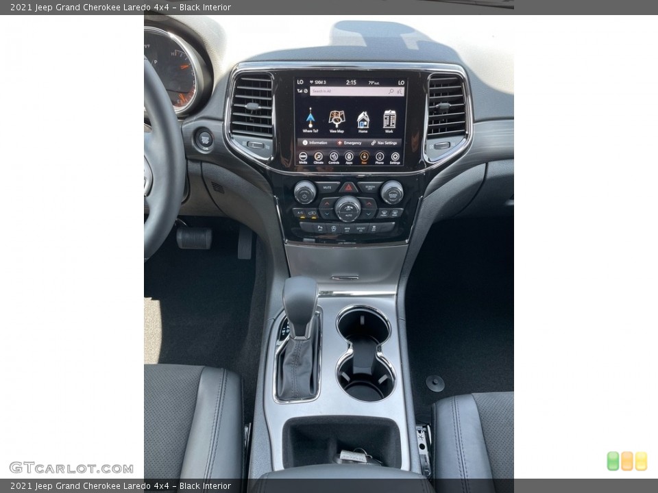 Black Interior Controls for the 2021 Jeep Grand Cherokee Laredo 4x4 #142436691