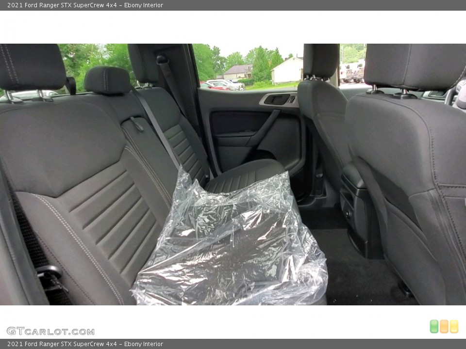 Ebony Interior Rear Seat for the 2021 Ford Ranger STX SuperCrew 4x4 #142437921