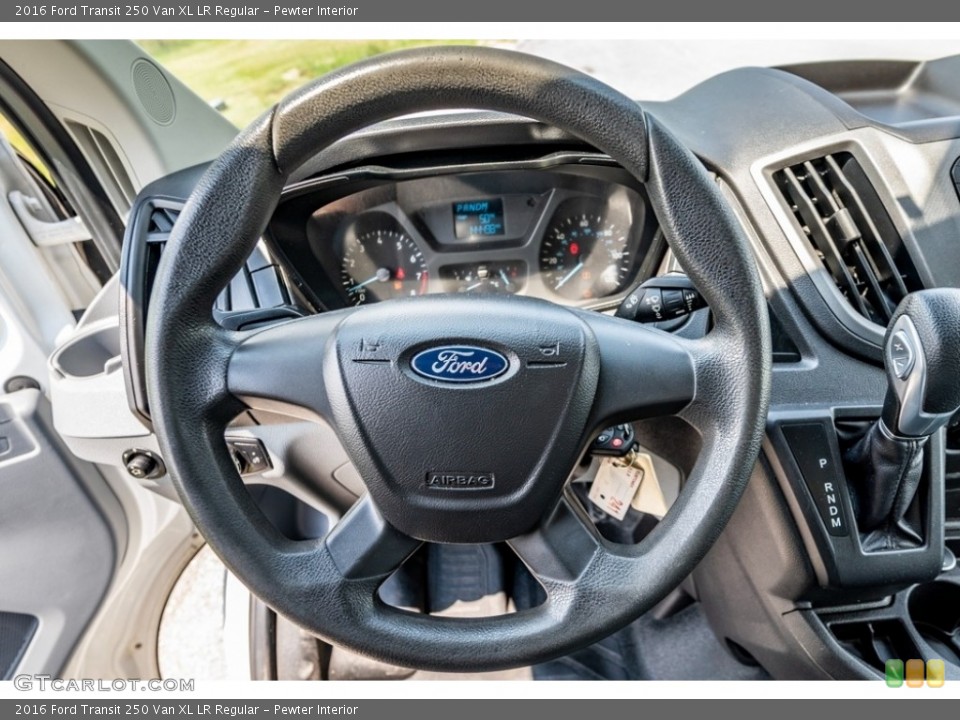 Pewter Interior Steering Wheel for the 2016 Ford Transit 250 Van XL LR Regular #142438704
