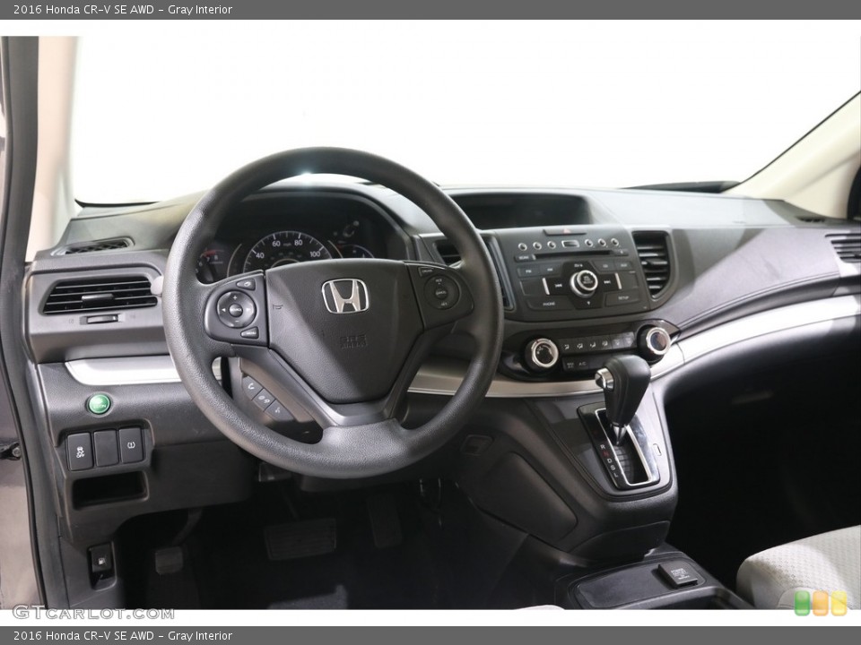 Gray Interior Dashboard for the 2016 Honda CR-V SE AWD #142439947