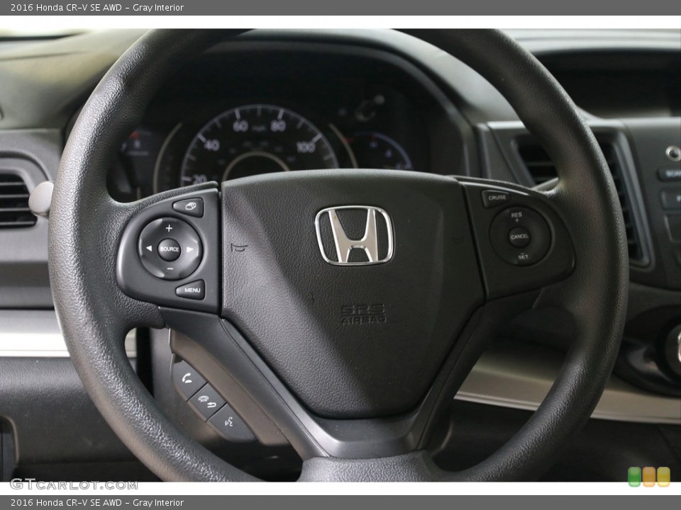 Gray Interior Steering Wheel for the 2016 Honda CR-V SE AWD #142439971