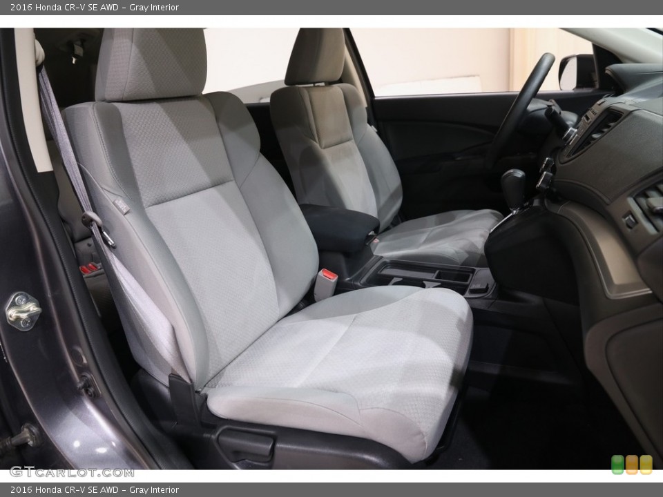 Gray Interior Front Seat for the 2016 Honda CR-V SE AWD #142440100